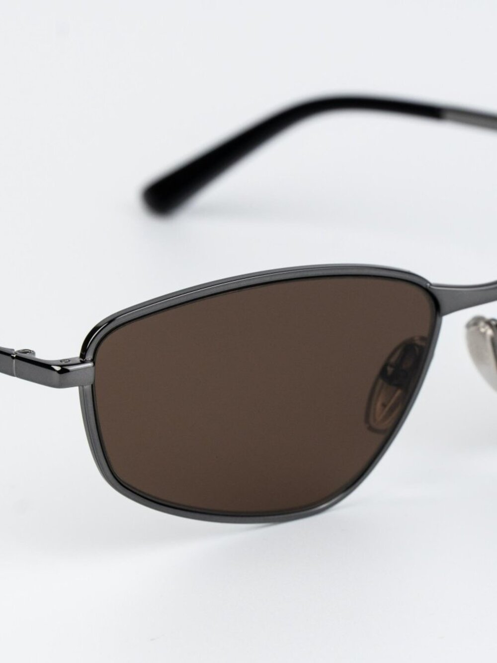 Balenciaga Women Sunglasses Ruthenium Brown BB0277S 002 NEW AUTHENTIC - Picture 7 of 12